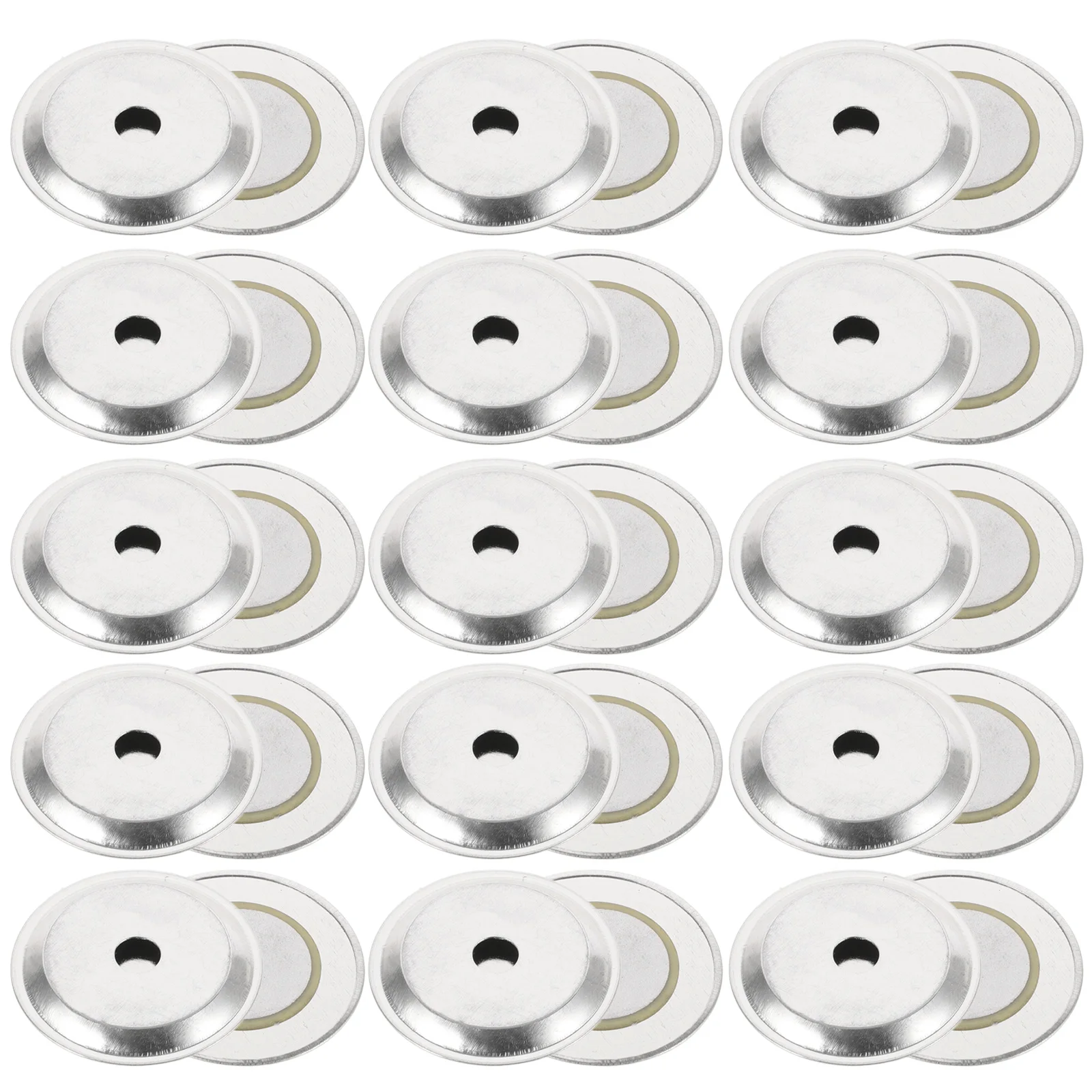 

100pcs Smoke Buzzer Metal Replacement Parts Aluminum Loud Sound Prevent False Alarms Easy Installation Residential Use