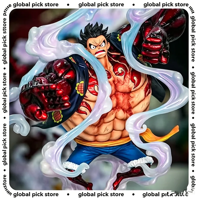 Jt 40cm One Piece Anime Figure Monkey D. Luffy Gear 4 Model Dolls Action Figurine Gk Luffy Statue Collect Kids Boy Toy Gifts