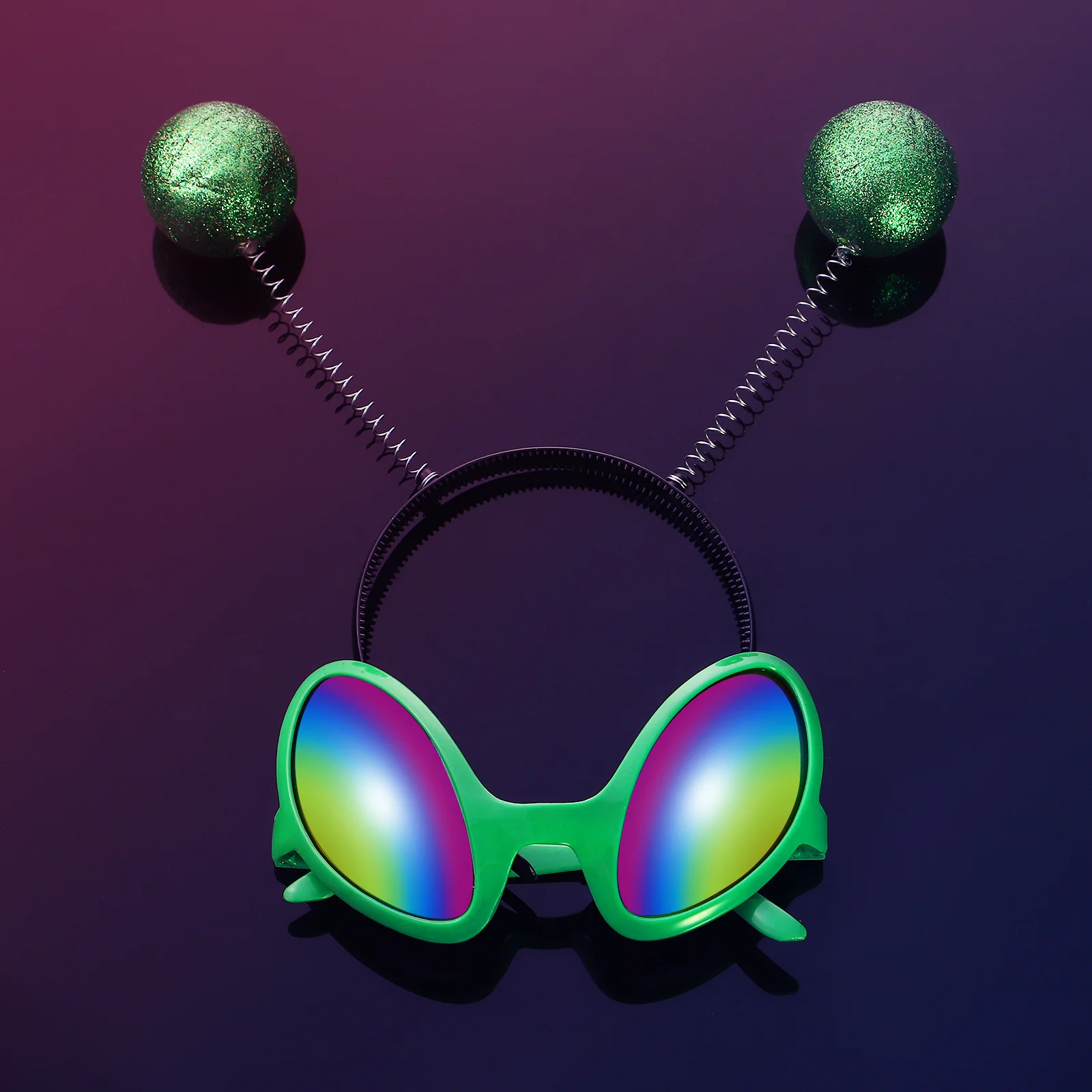 Okulary Lekkie Bezpieczne Imprezowe na Imprezę Bal Urodziny Nowatorskie Śmieszne Dekoracja Rekwizyt Kostium Nakrycie Głowy Talerzowiec