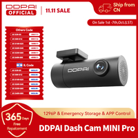 DDPAI Dash Cam Mini Pro 1296P Wifi Voice Control Car DVR Camera Dashcam Night Vision Dash Camera Recorder 24H Parking Monitor