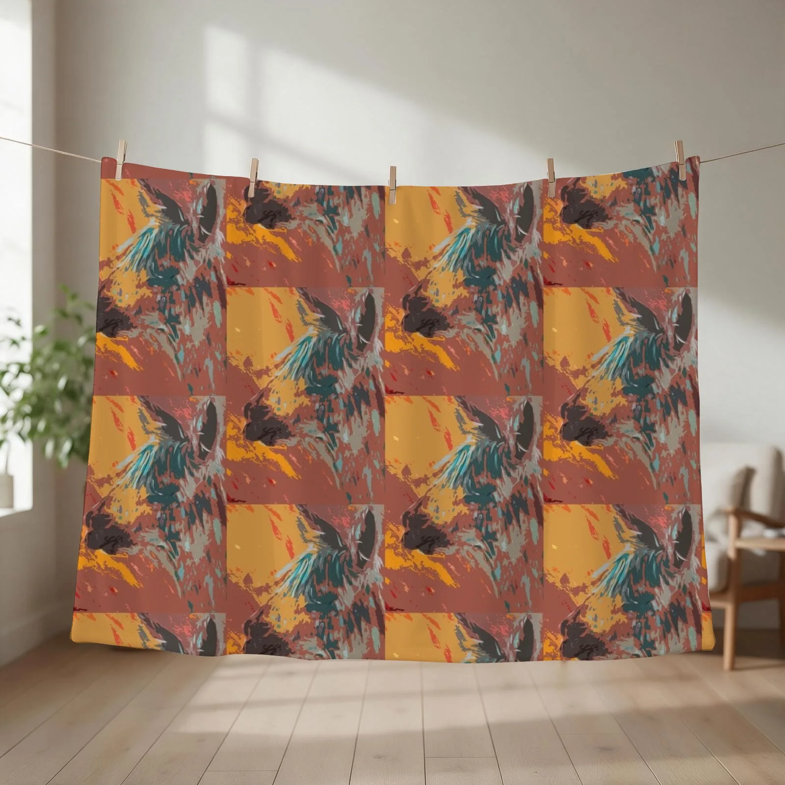 Funky Alpaca Design Throw Blanket Comforter Decorative Throw Blankets Sofas Of Decoration Picnic Blankets
