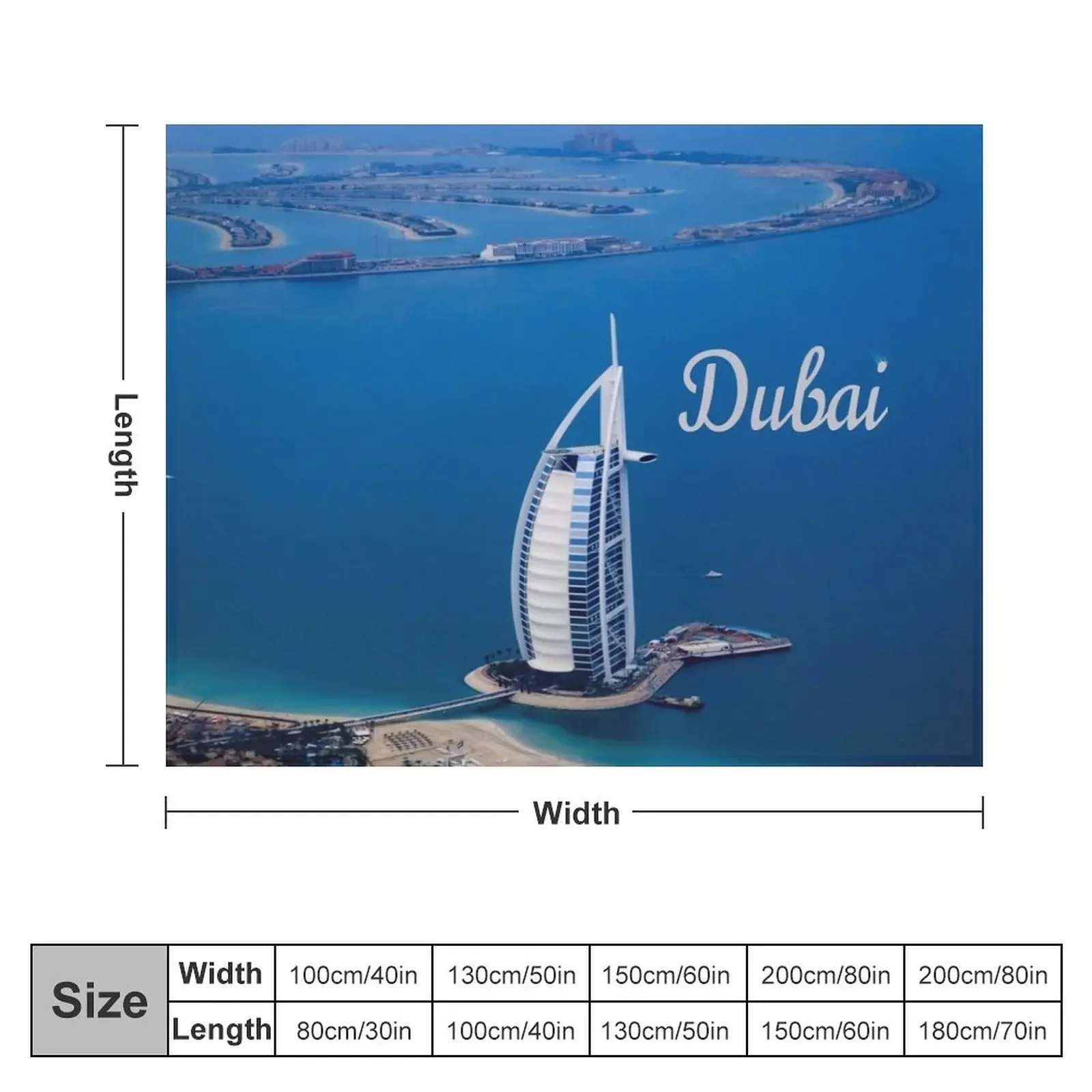 Dubai UAE Burj Al Arab Throw Blanket Soft Beds Luxury Thicken warm for winter Blankets