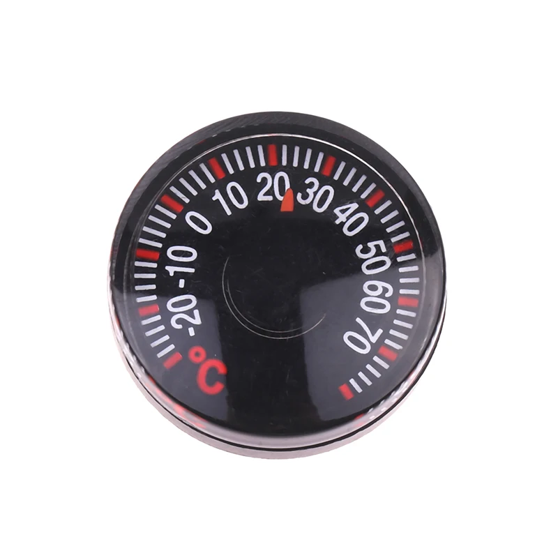 1Pc -20~70°C 27MM Round Square High Accuracy Temperature Meter for Indoor Outdoor Wall Greenhouse Home Thermometer