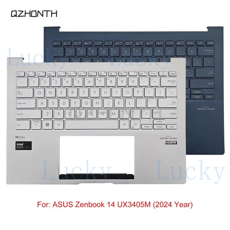 

f Used For ASUS Zenbook 14 UX3405M Palmrest US with Backlit Keyboard (2024 Year)