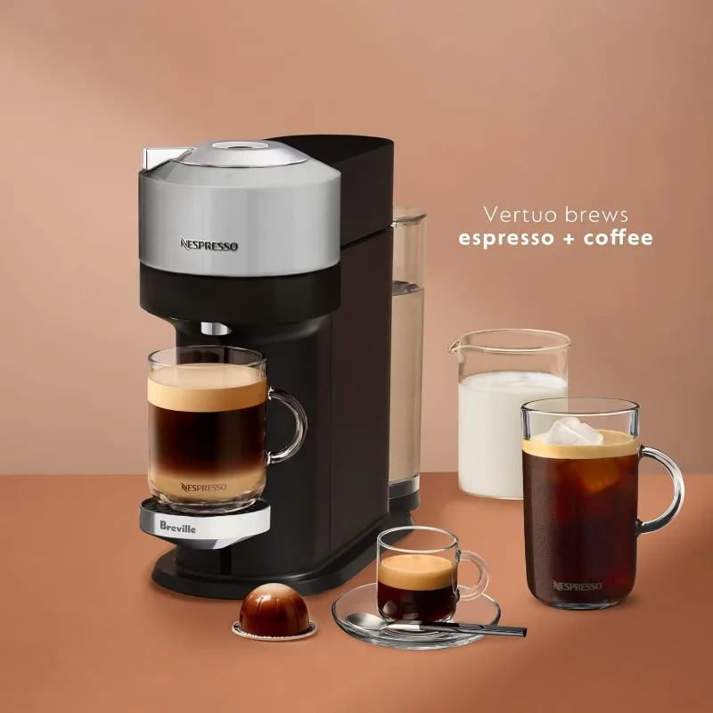 Coffee and Espresso Machine ,1.1 liters, Dark Chrome