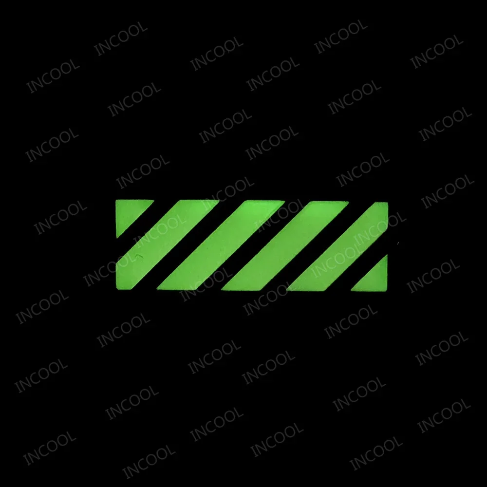 Glow In Dark Reflective Patches Identify Safety Outdoor Mark Strip Luminous Vest Equipment Accessories