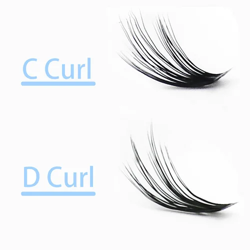 Imagen 2 del producto Extensión de pestañas en racimo 40/30/20D, 1 caja/60 paquete de pestañas de visón gruesas naturales, pestañas individuales rusas, pestañas al por mayor