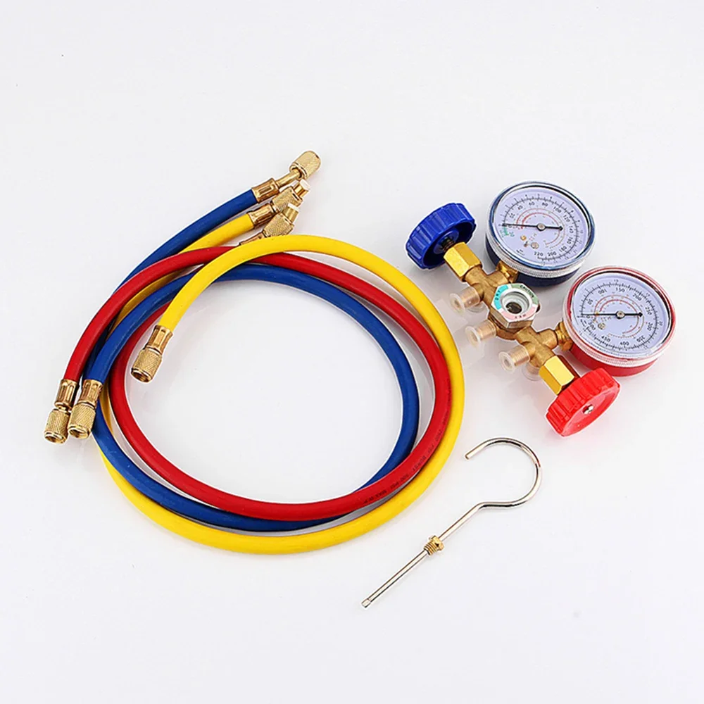 Refrigerant Manifold Gauge Air Condition Refrigeration Set Air Conditioning Tools for R12 R22 R502 R134A R404A R410A