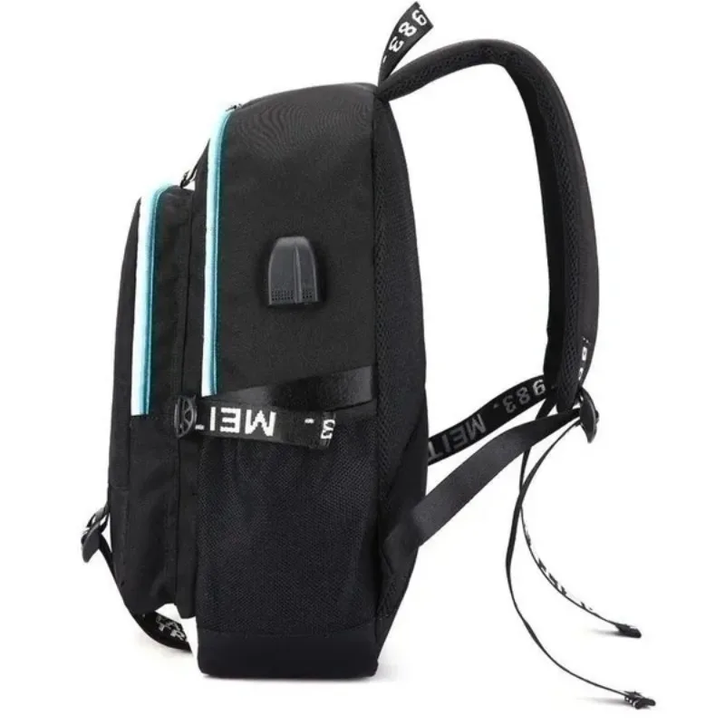 Mochila de baloncesto a la moda, morral con carga USB, resistente al agua, mochila escolar, bolsa de viaje para ordenador, novedad de 2024