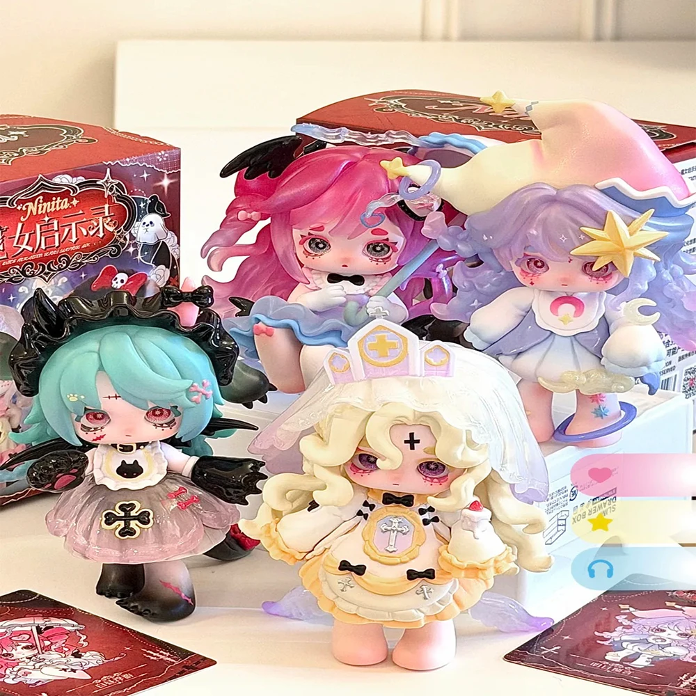 

Genuine Witch Ninita: Witch Apocalypse Series Blind Box Kawaii Figure Desktop Ornament Mystery Box Anime Figure Collection Gifts