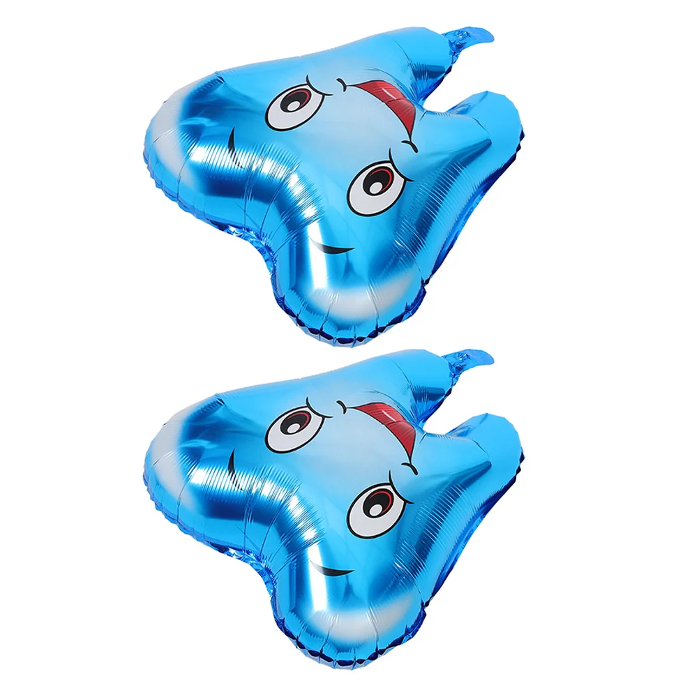 

2pcs Tooth Shaped Balloons Dental Theme Party Decorations Foil Teeth Birthday Shower Graduation Inflatable Balloons For