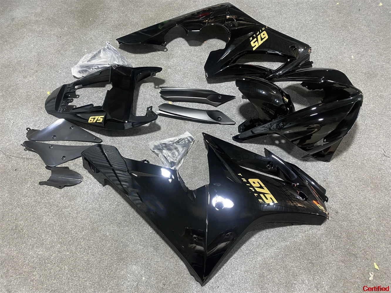 

Motorcycle Bodywork Set for Triumph Daytona 675 2009 2010 2011 2012 ABS Plastics Full Fairings Kit Mold Accessories
