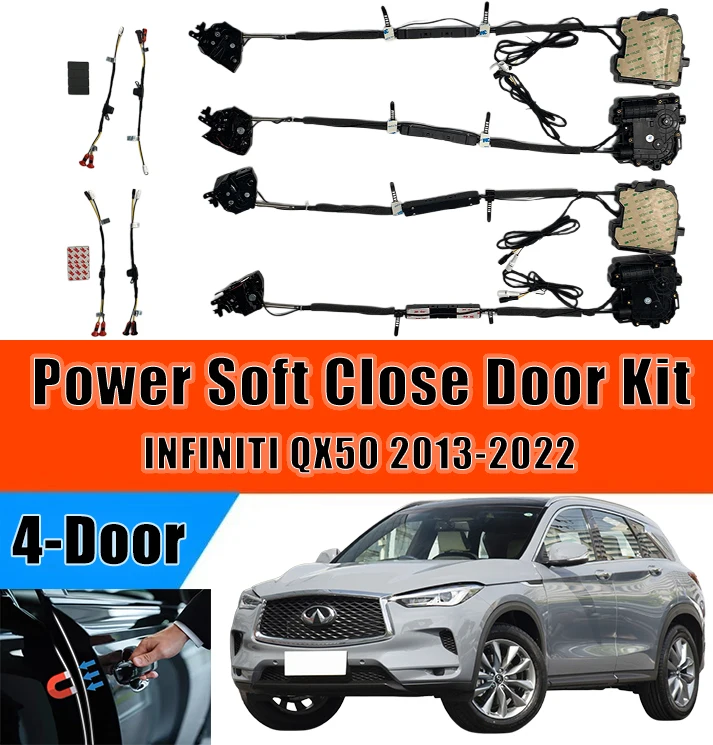 Xcar for INFINITI QX50 2013-2022 Car OEM Automatic Soft Close Door Electric Suction Kit Auto Power Closing