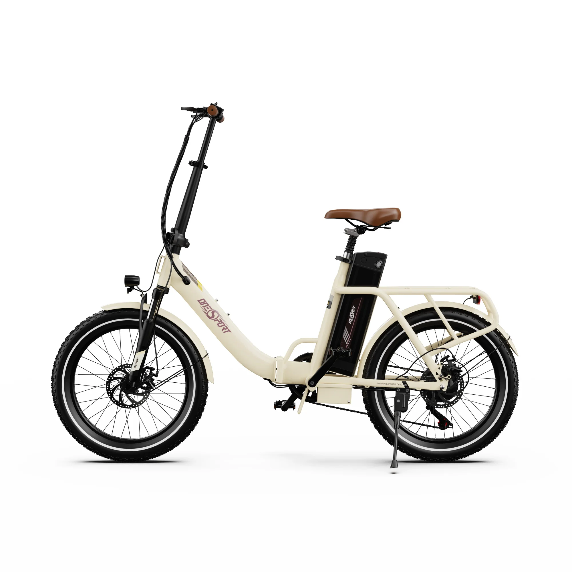 ONESPORT OT16-2 250W Motor 48V 17Ah Batterij 25KM/u Stadsfiets Elektrische Fiets