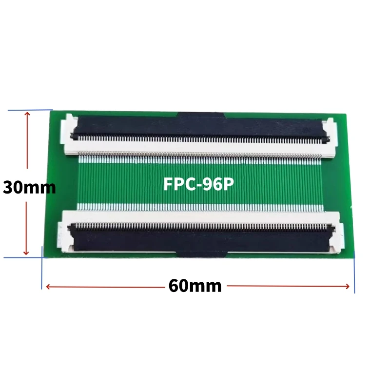 Placa de extensão fpc-96pin, com soquete soldado 0,5mm, placa adaptadora de fiação flexível, placa de circuito, 1 parte