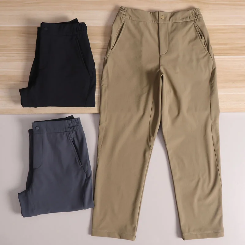 

Waterproof Windproof Softell Casual Pants Men's Autumn Winter Outdoor Sports Straight Leg Trousers Commuting Faionable