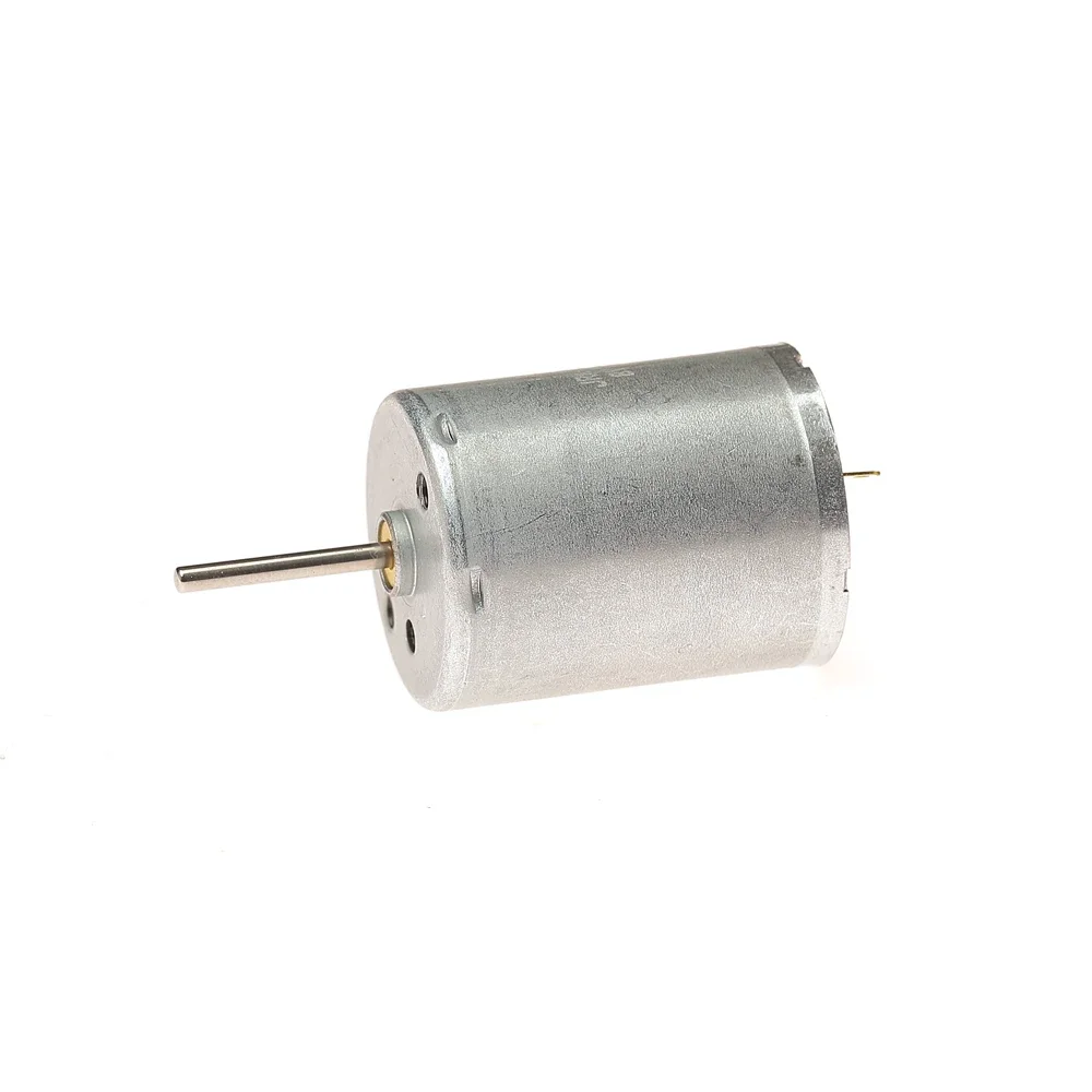1PC Micro 370 Motor DC 3V 3.7V 5V 6V 8V 12000RPM High Speed Large Torque Carbon Brush 17.5mm Long shaft Motor for Fan Model