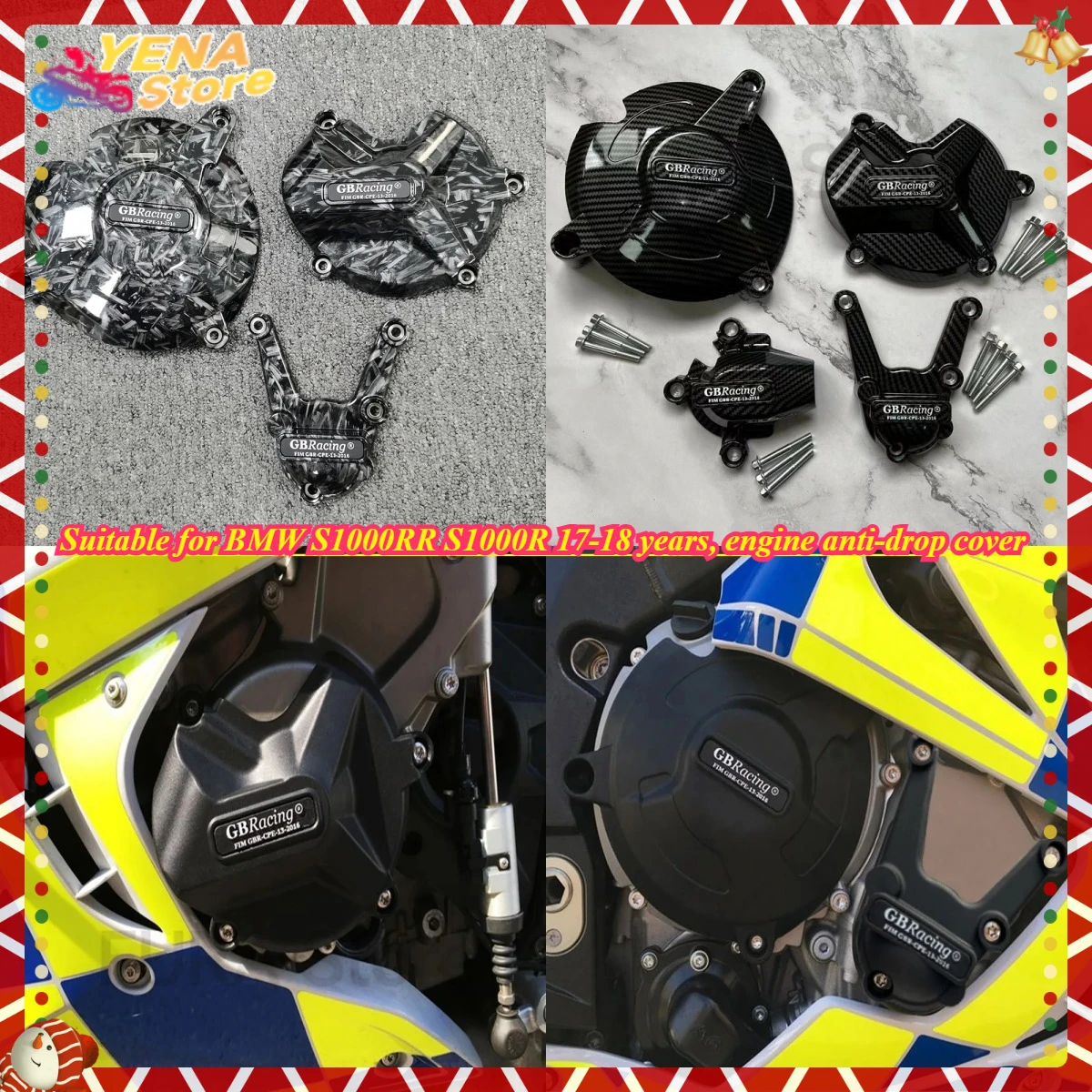 

FOR BMW S1000RR 2017-2018 S1000RR 2017-2020 S1000XR 2017-2018 Motorcycle accessories Engine Case Guard Protector Cover