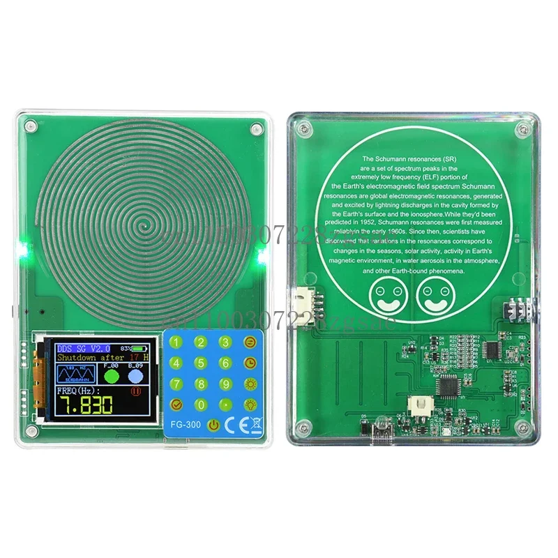 FG300 0.001Hz-200KHz 1.8 inch TFT color screen generator, various waveforms output 5V