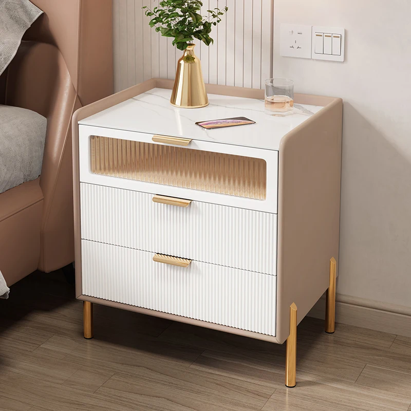Smart Nightstands Bedroom Living Room Cabinets Bedside Table Room Small Table Nordic Furniture Comodino Home Furniture XY50BT image 2