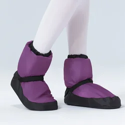 Winter Ballet Warm Up Booties National Dancing Shoes Adults Modern Dance Ballet Point Warm Shoes Exercises Ballerina Boots