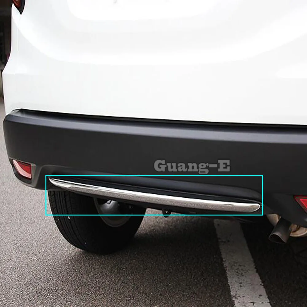

Car Body Protection Bumper ABS Chrome Trim Rear Back Tail Trunk Stick 1pcs For Honda HR-V HRV Vezel 2014 2015 2016 2017 2018