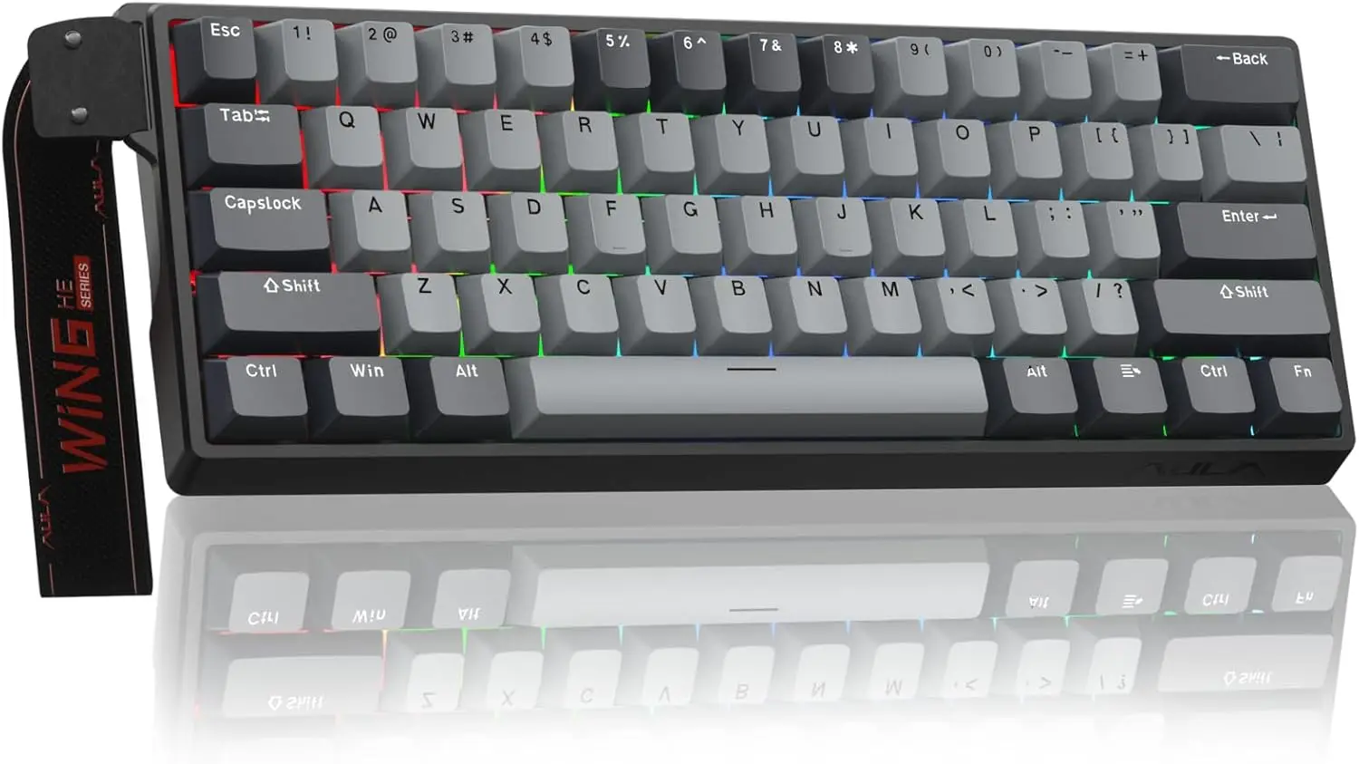 

60% Gaming Keyboard with Magnetic Switches, Rapid Trigger, 8000Hz Polling Rate, RGB, Hot Swappable