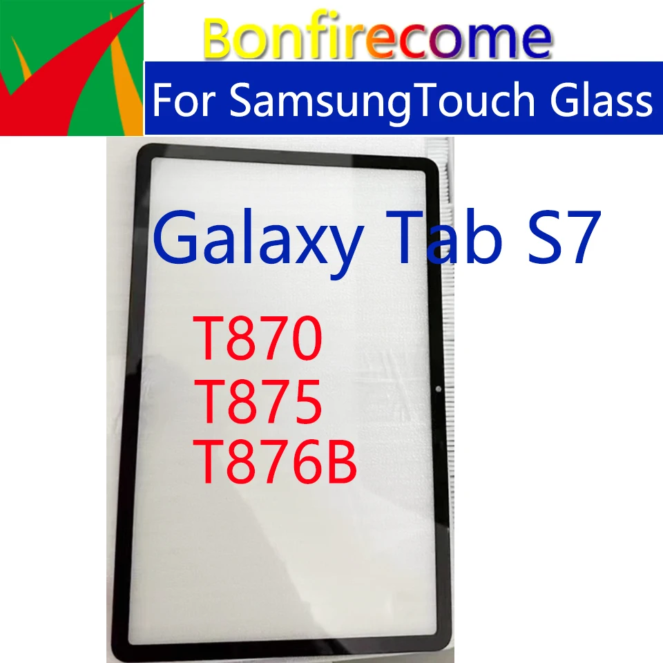 

Replacement For Samsung Galaxy Tab S7 T870 T875 T876B Touch Screen Panel Sensor Front Outer LCD Glass With OCA