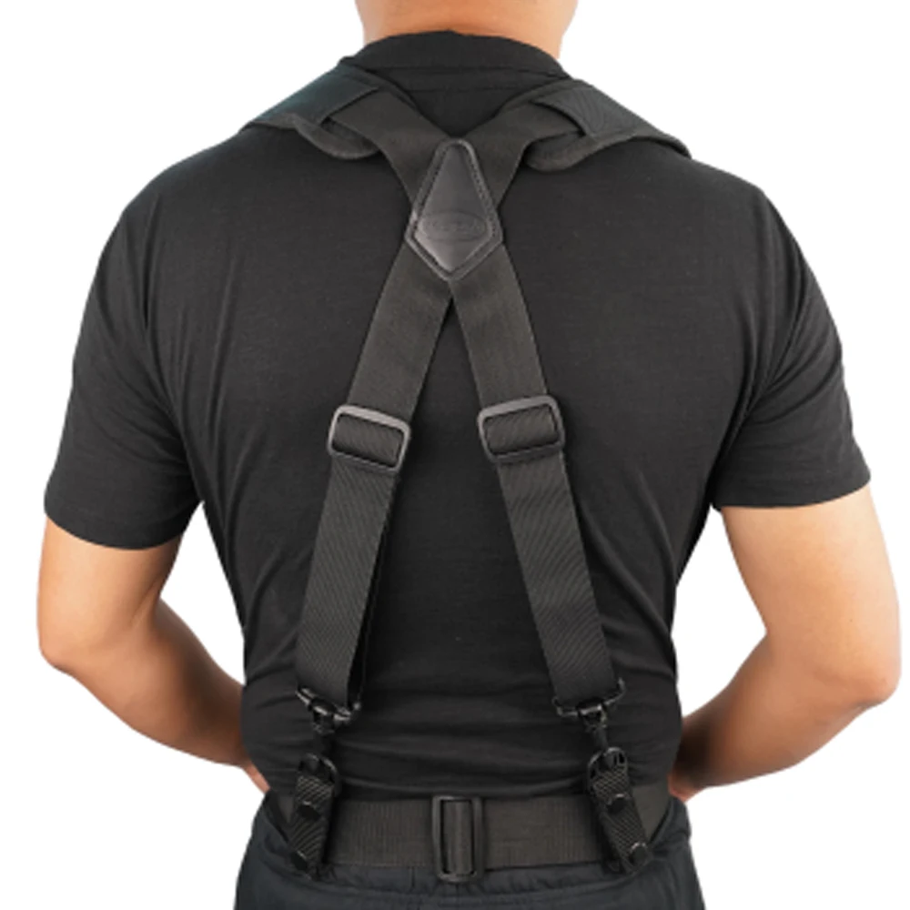 Polícia o dever cintas militares acolchoadas ajustáveis, calças táticas do suspensor