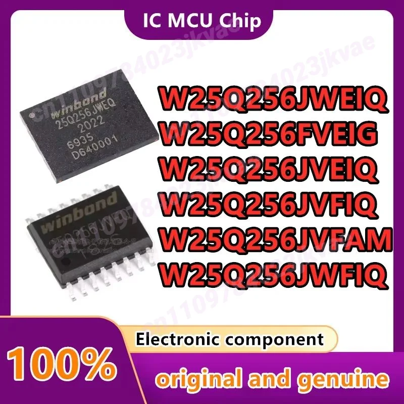 W25Q256JVEIQ W25Q256FVEIG W25Q256JVFIQ W25Q256JWFIQ W25Q256JWEIQ W25Q256JVFAM Neuer originaler authentischer NOR FLASH IC-Chip