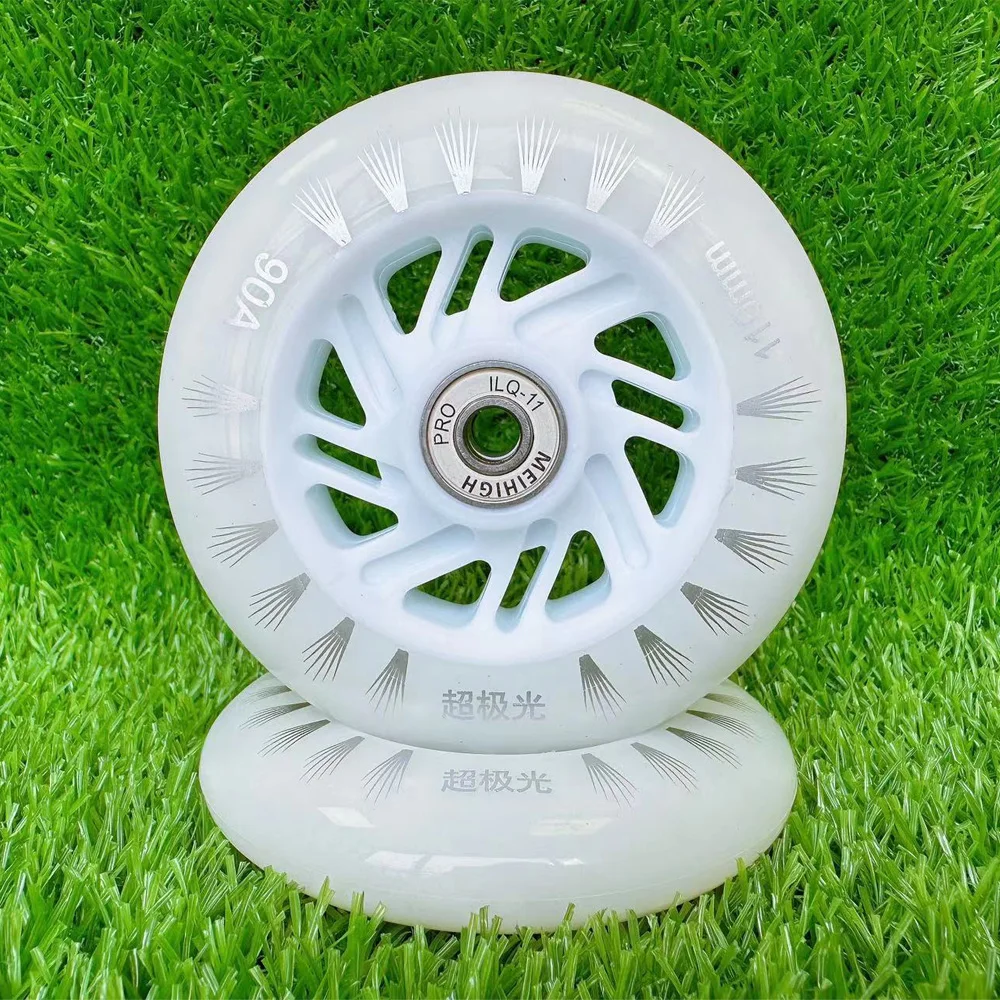 

Универсальные светодиодные колеса для роликовых коньков 90А — высокоскоростные колеса со вспышкой и подшипниками 90/10/110/125 мм AMB329