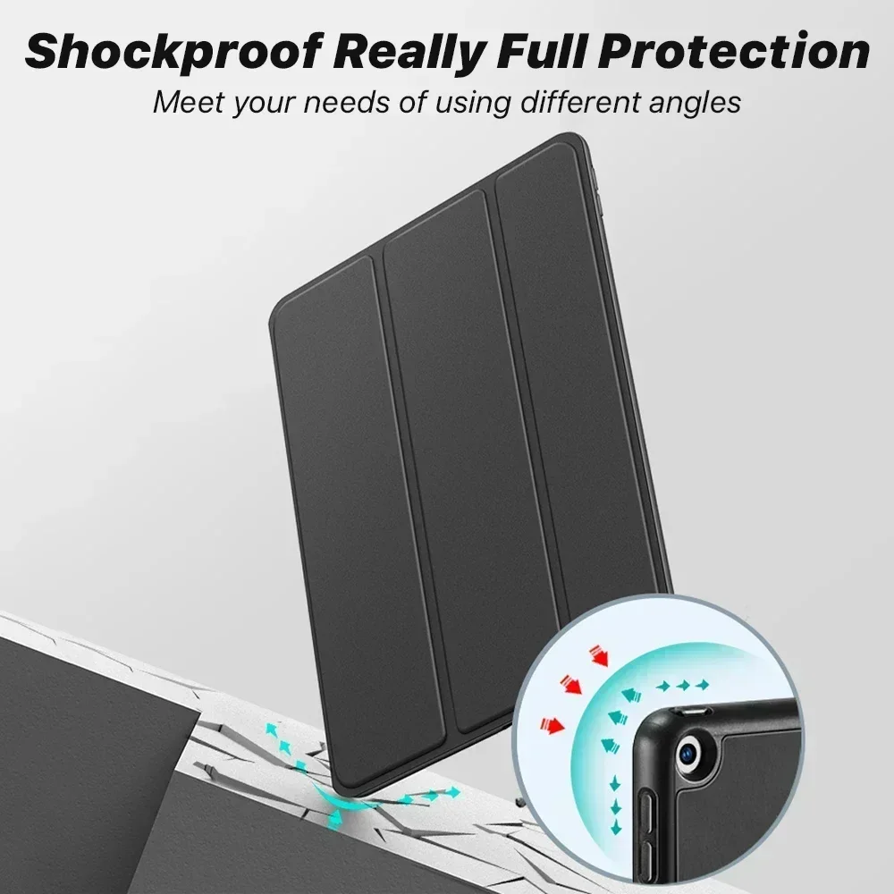 Etui na iPada z uchwytem na penicl do iPada 7. 8. 9. 10.2 Air 4 5 10.9 Pro 11 12.9 Etui na iPada Akcesoria 5. 6. 9.7 Pokrowiec