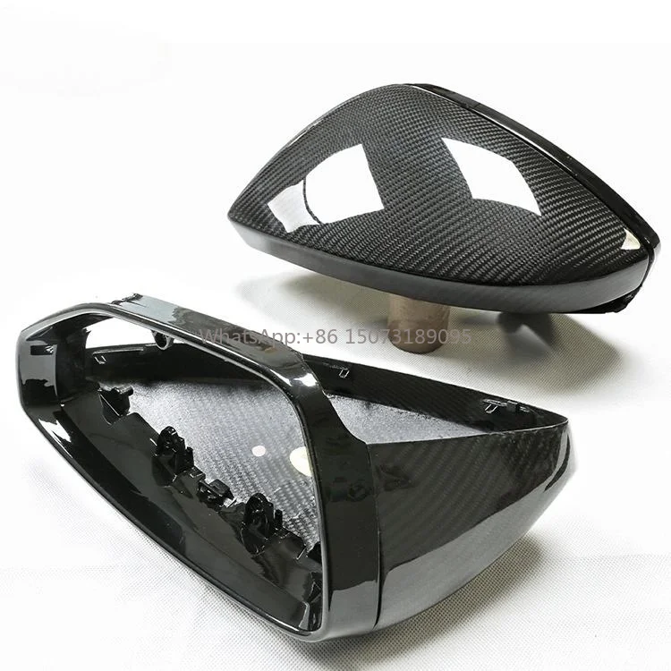 

High Quality Automotive Accessories Suitable for Audi A7 RS7 Dry Carbon Fiber Replacement Rearview Cover 2019-2022 LDH