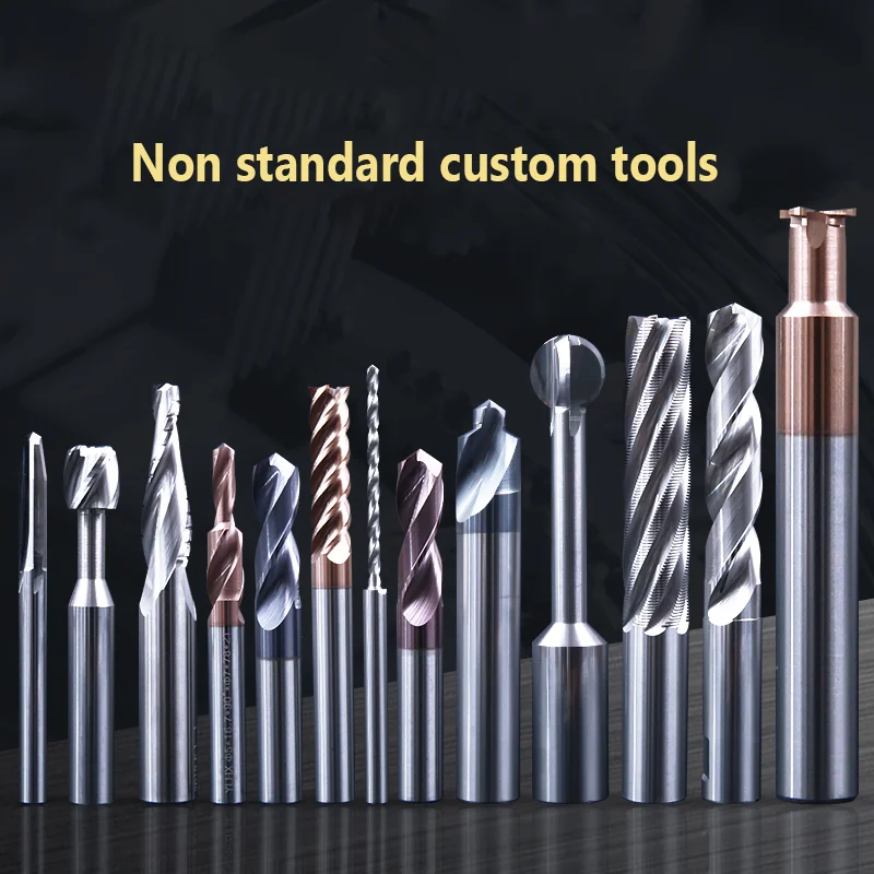 Vollhartmetall-Spiralbohrer HRC65 60 mm 80 100 mm Verlängerung blau beschichtet 1–15 mm CNC-Maschinenwerkzeug Hartmetall Stahl Bohren Metall – Detail 8