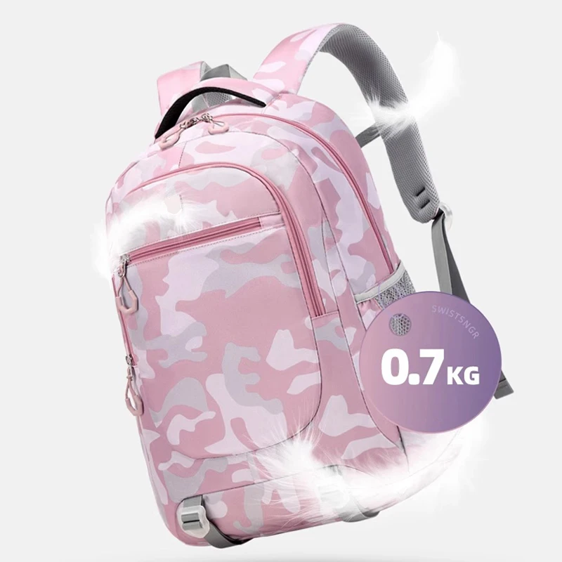 حقيبة ظهر للسفر ذات سعة كبيرة للنساء مقاومة للماء مقاس 17 بوصة حقائب ظهر للكمبيوتر المحمول للفتيات والأطفال حقائب مدرسية للرجال Mochila