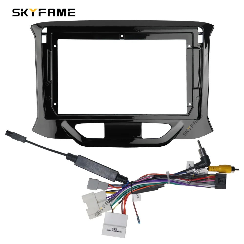 SKYFAME รถกรอบ Fascia อะแดปเตอร์ Android วิทยุ Dash ชุดแผงติดตั้งสําหรับ Lada Xray