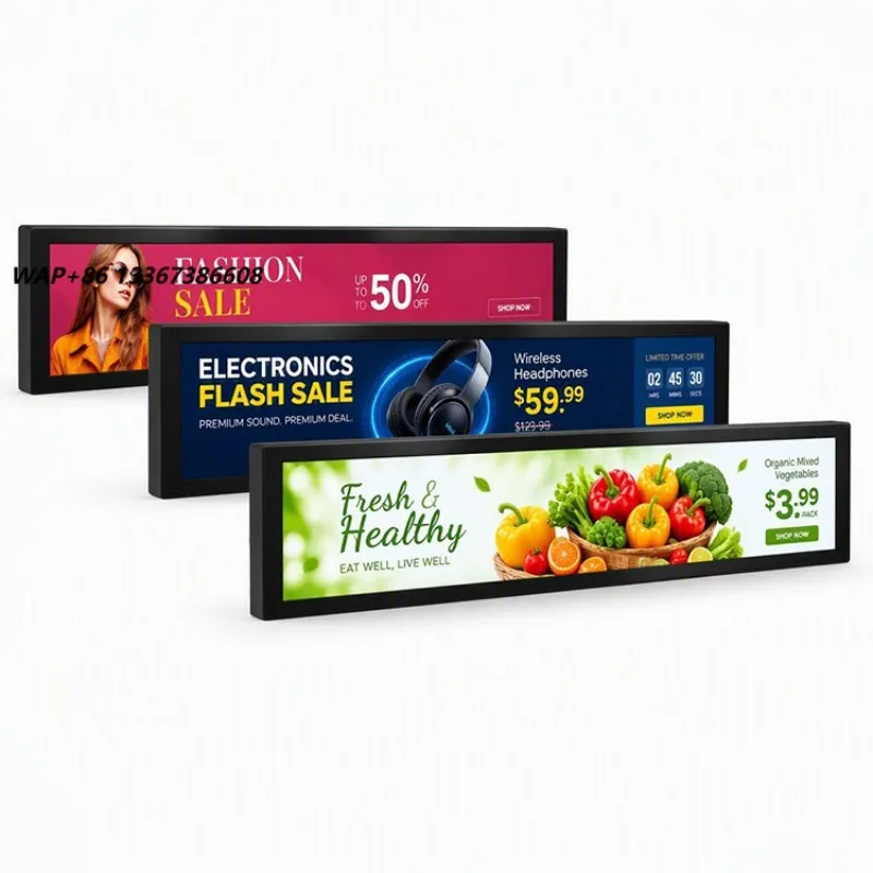 Wholesale Mart 120cm 47.1 49.5 Inch 4K Resolution 3840x1080 Ultra Wide Stretched Bar Digital Signage Panel Factory