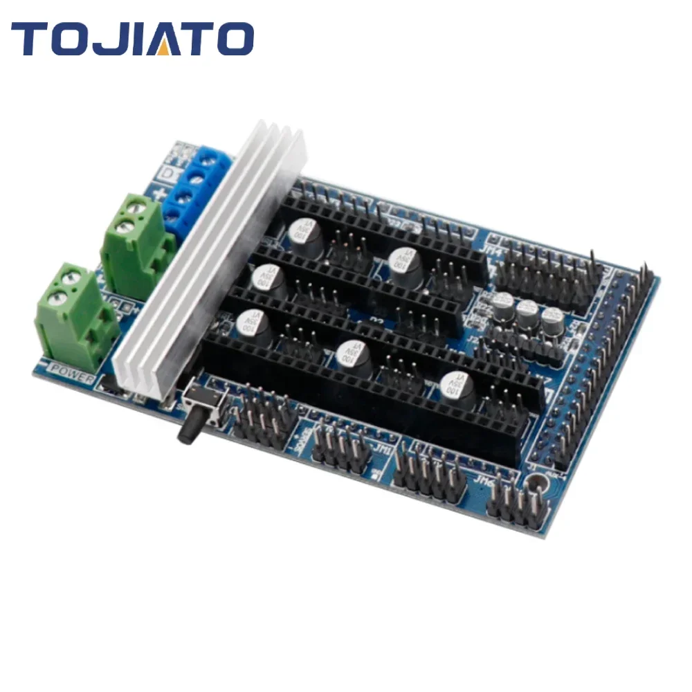 Ramps 1.6 Expansion Control Panel with Heatsink Upgraded Ramps 1.4/ Ramps 1.5 for Arduinos 3D Printer Board 3D Printer Parts