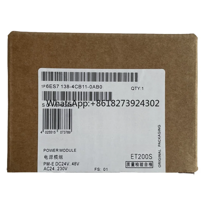 

Brand New in Box Sealed For Siemens 6ES7 138-4CB11-0AB0 Control Module 6ES7138-4CB11-0AB0