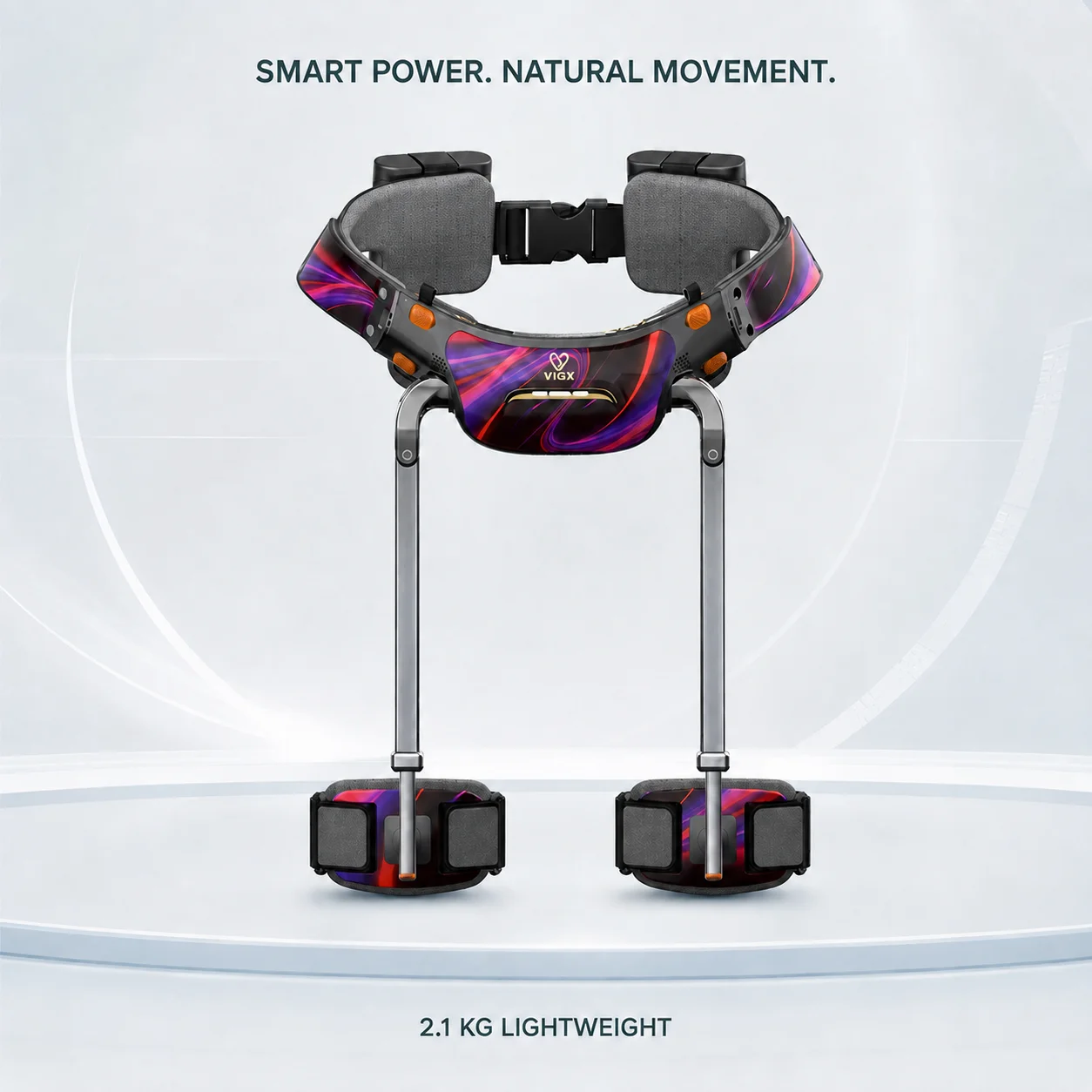 Sleek Adaptive-Fit & Foldable Lower-Limb Exoskeleton For Active Routines Job Support And Outdoor Adventures