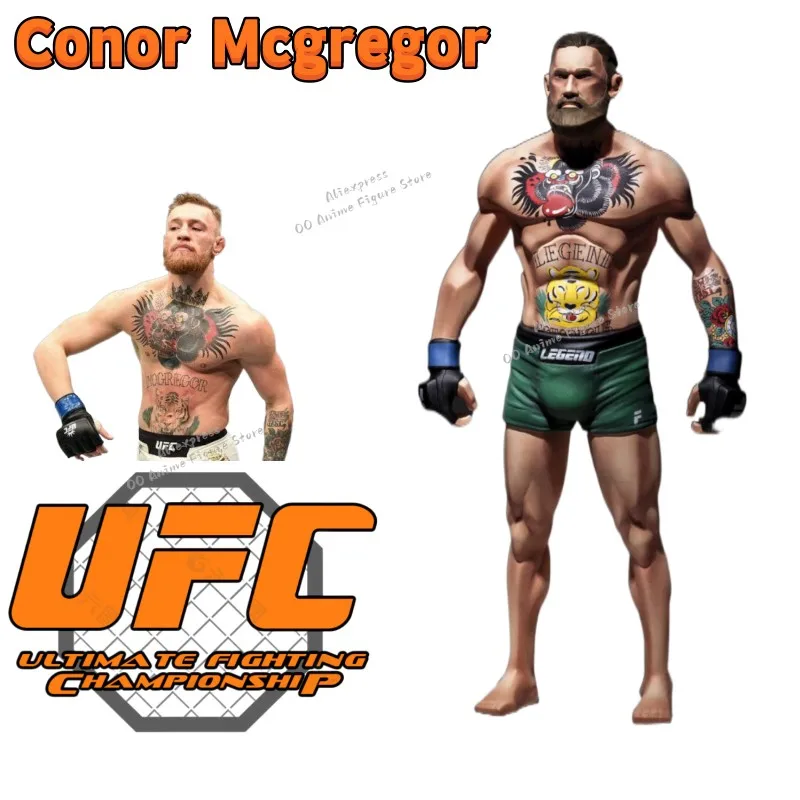 

In Stock Ufc Irish Featherweight Champion Conor Mcgregor Pvc Model Fighting Boxer Anime Figure Ornaments Gift