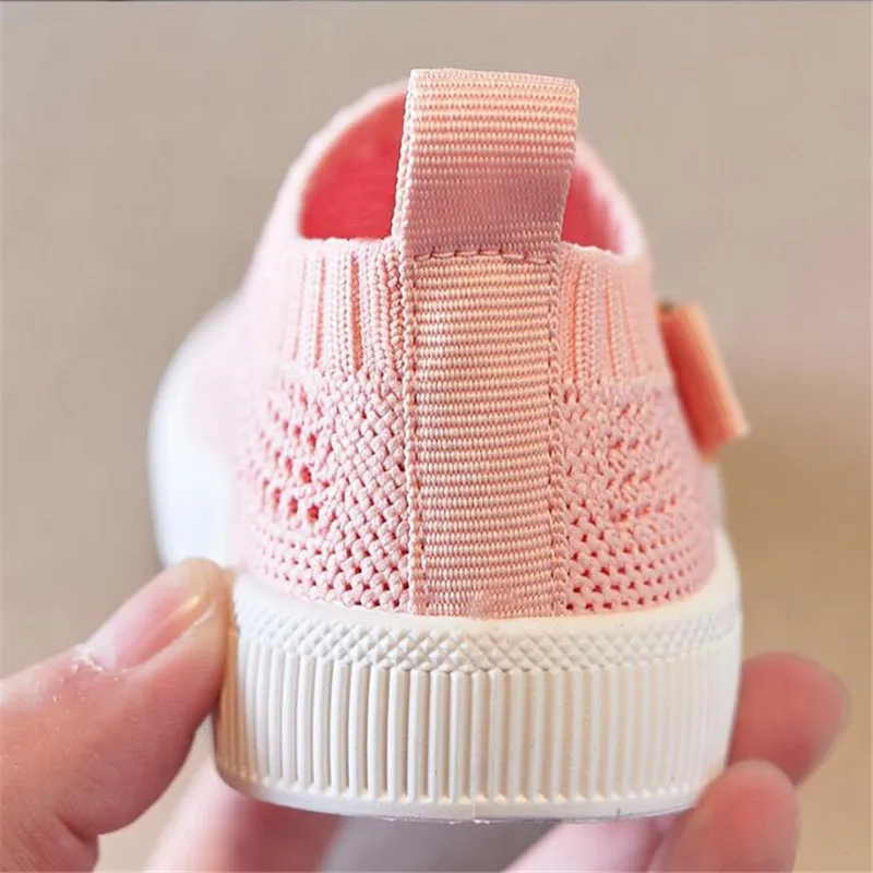 Infant Toddler Shoes Spring Girls Boys Casual Shoes Comfortable Baby Kids Shoes Non-slip Soft Bottom Stitching Color Sneakers