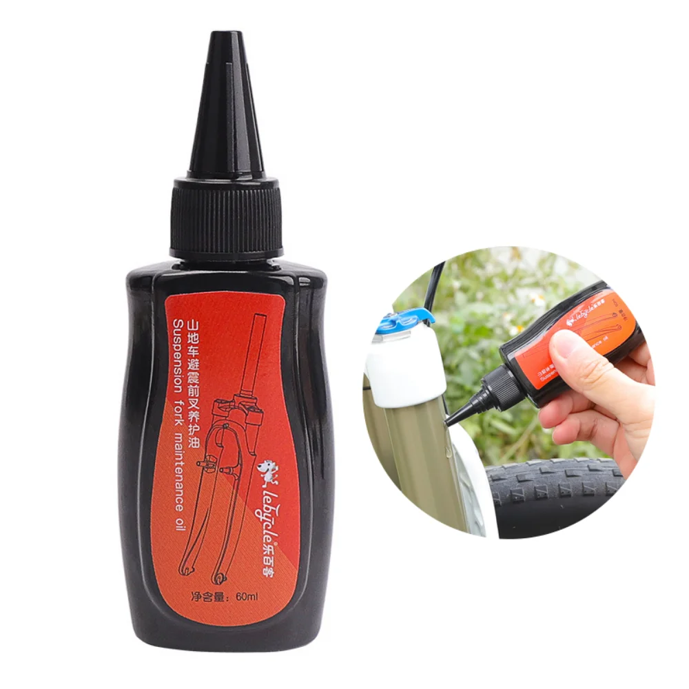 60ML Mountain Bike Front Fork Shock Absorber Oil Front and Rear Shock Absorber Silicone Oil Lubricating Oil Maintenance