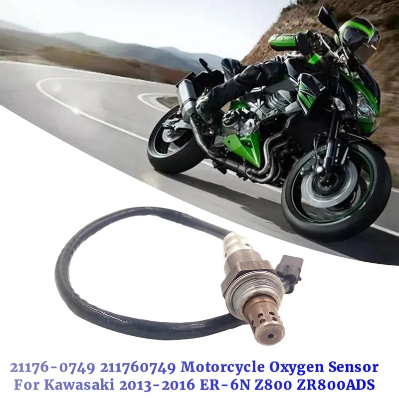 

21176-0749 Motorcycle Oxygen Sensor Lambda Probe Exhaust Sensor For Kawasaki 2013-2016 ER-6N Z800 ZR800ADS 211760749