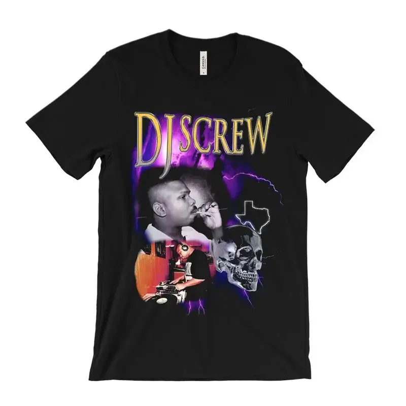 DJ Screw T Shirt Chopped and Screwed Houston Rap Up Click UGK