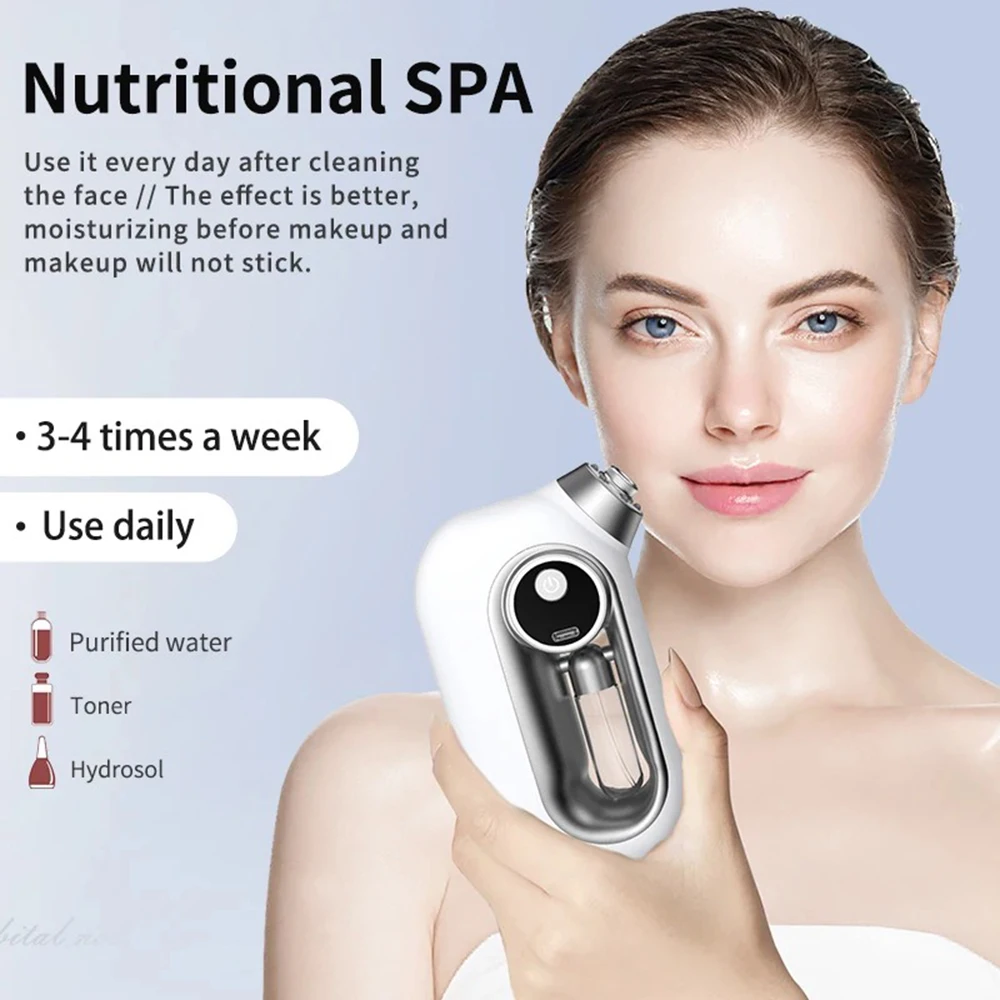 NIEUW Facial Mist Sprayer Luchtbevochtiger Oplaadbare Vaporizer Facial Steamer Hydraterende Schoonheid Instrument Gezichtsverzorging Tool