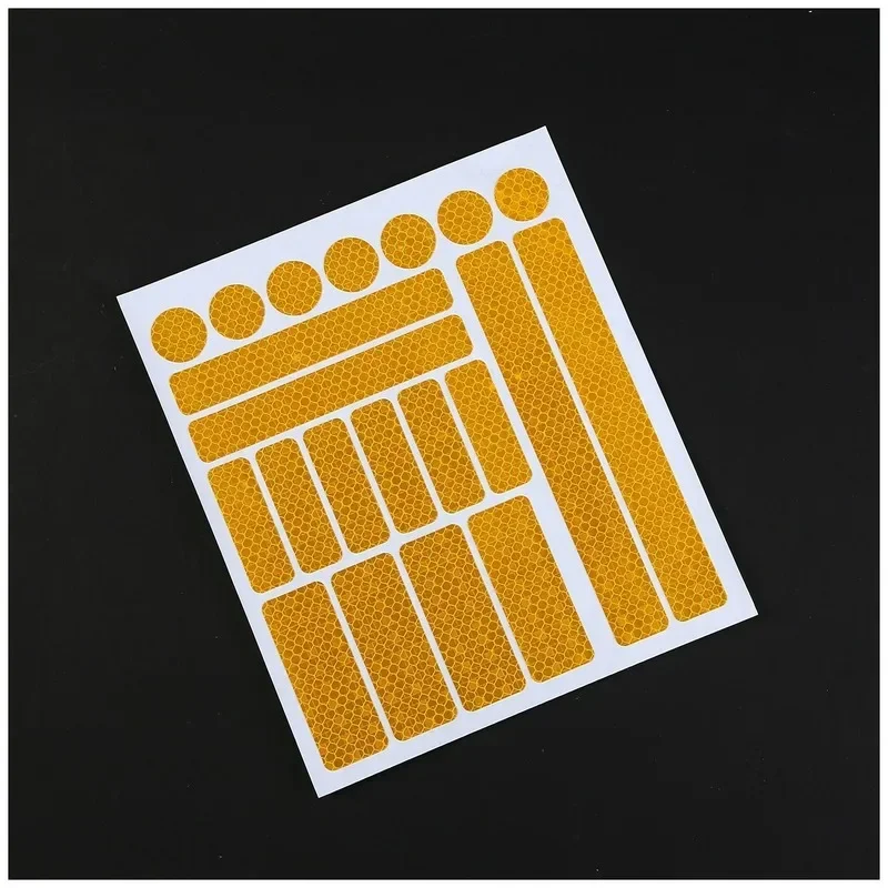 Stiker Reflektif, Peringatan Keselamatan, Stiker Reflektif, Tanda Keselamatan, Strip Reflektif, Stiker Badan, Rangka Sepeda Gunung