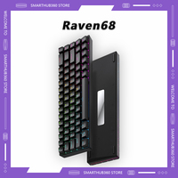 Teamwolf Raven68 Magnetic Switch Gamer Keyboard Wired 68keys Mechanical Rgb Fps Gaming Keyboard Keyboards Quick Trigger Hot Swap