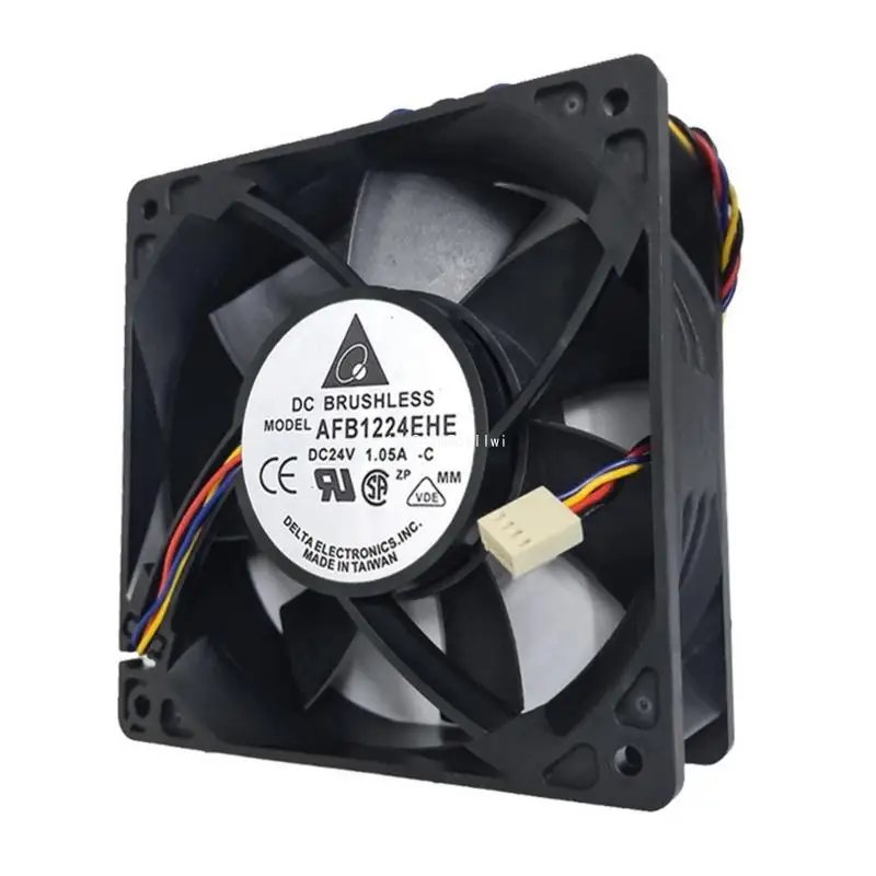 CPU Cooling Fan Replace For Delta AFB1224EHE 24V 1.05A 12038 12CM Inverter Large Air Volume Computer Fan 120x120x38mm Dropship