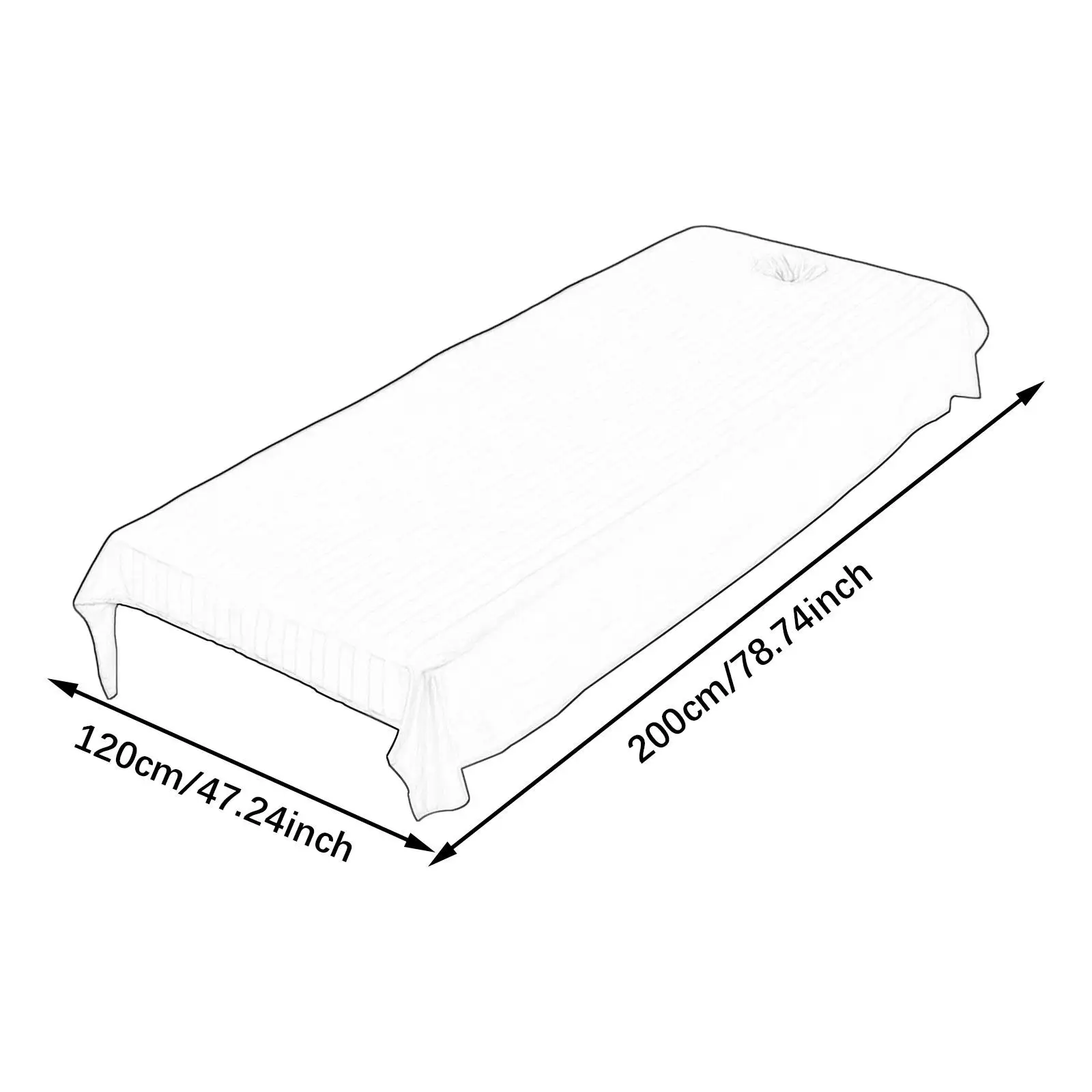 Massage Table Sheet Reusable Professional Breathable Tools Accessories Washable Massage Couch Cover Flat and Fitted Sheet